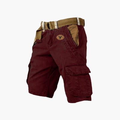 Anton | Cargo shorts met 6 zakken