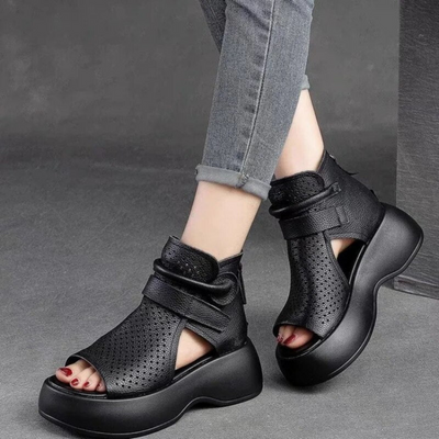 Federica™ - Tijdloze orthopedische sandalen van leer