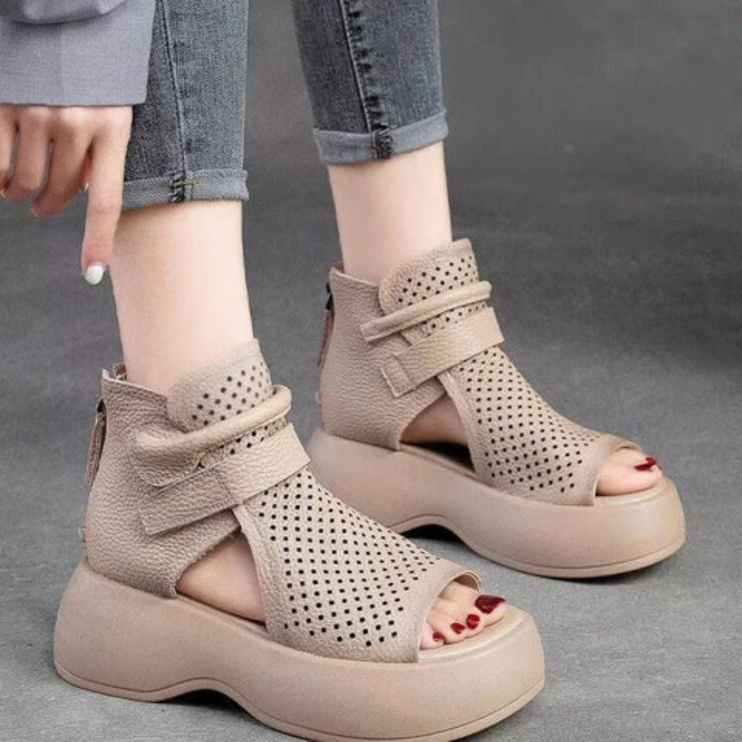 Federica™ - Tijdloze orthopedische sandalen van leer