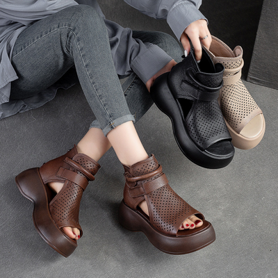 Federica™ - Tijdloze orthopedische sandalen van leer