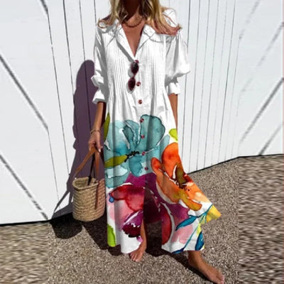 MADE | Levendige boho-jurk