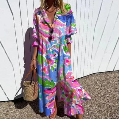MADE | Levendige boho-jurk