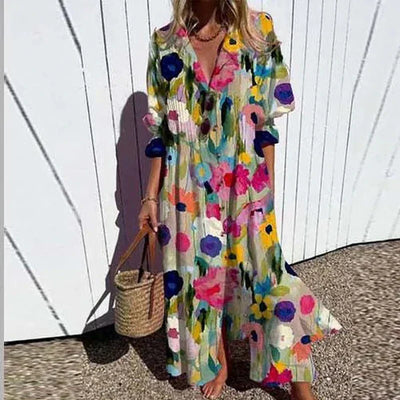 MADE | Levendige boho-jurk