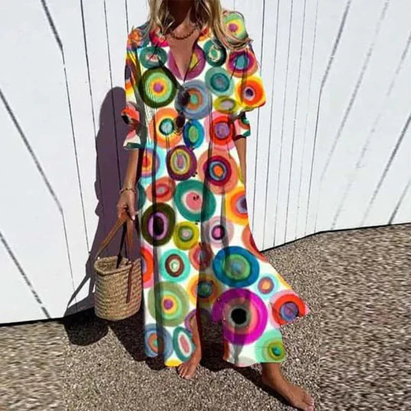 MADE | Levendige boho-jurk
