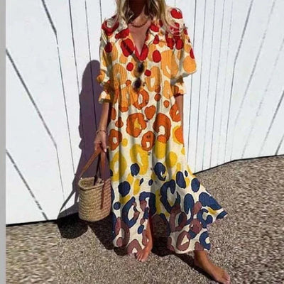 MADE | Levendige boho-jurk