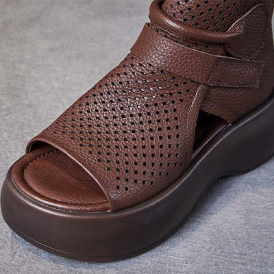 Federica™ - Tijdloze orthopedische sandalen van leer