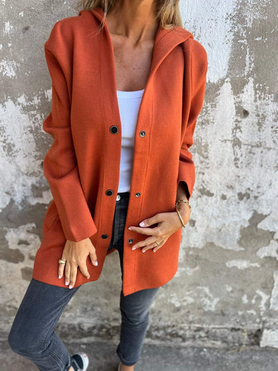 ELISA | Casual Single Breasted Blazer met Capuchon