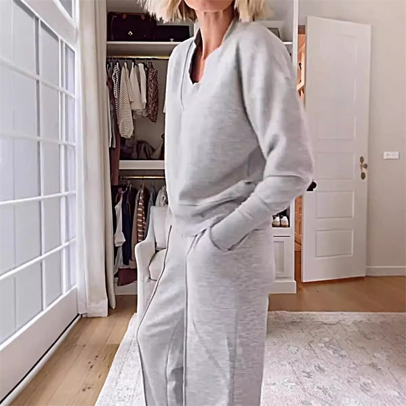 Calliope™ Casual set voor vrouwen 【Tops + broek】