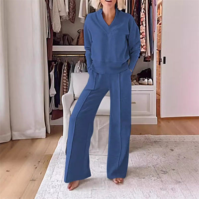 Calliope™ Casual set voor vrouwen 【Tops + broek】