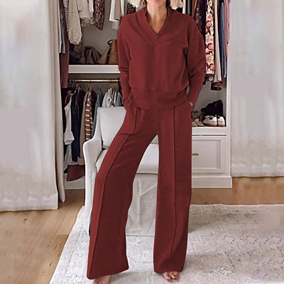 Calliope™ Casual set voor vrouwen 【Tops + broek】