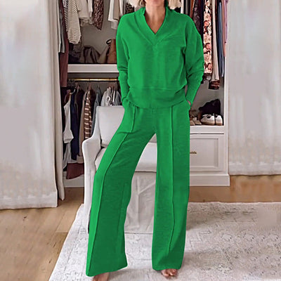 Calliope™ Casual set voor vrouwen 【Tops + broek】